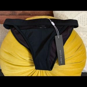 Skye & Staghorn Black Bikini Bottom